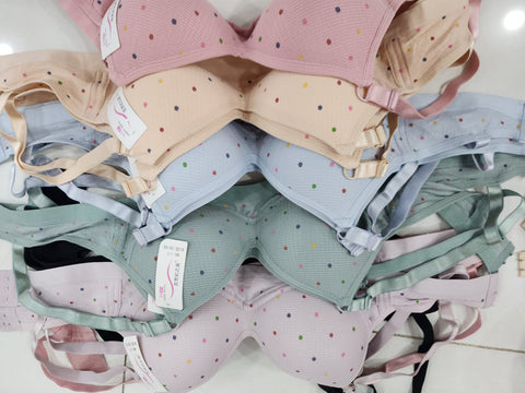 Polka Dot Comfort Bra