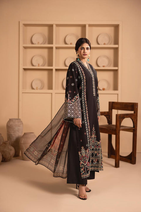 Onyx Radiance Multi-Color Embroidered 3-Piece Suite
