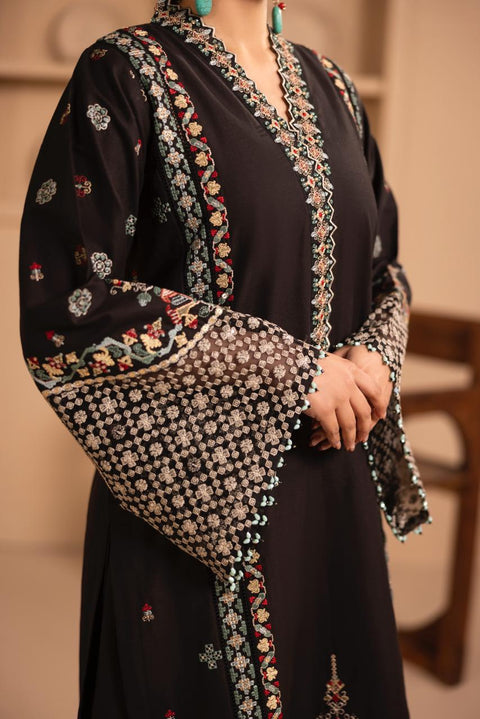 Onyx Radiance Multi-Color Embroidered 3-Piece Suite