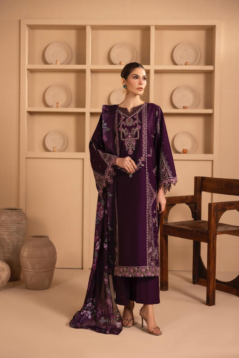 Onyx Radiance Multi-Color Embroidered 3-Piece Suite
